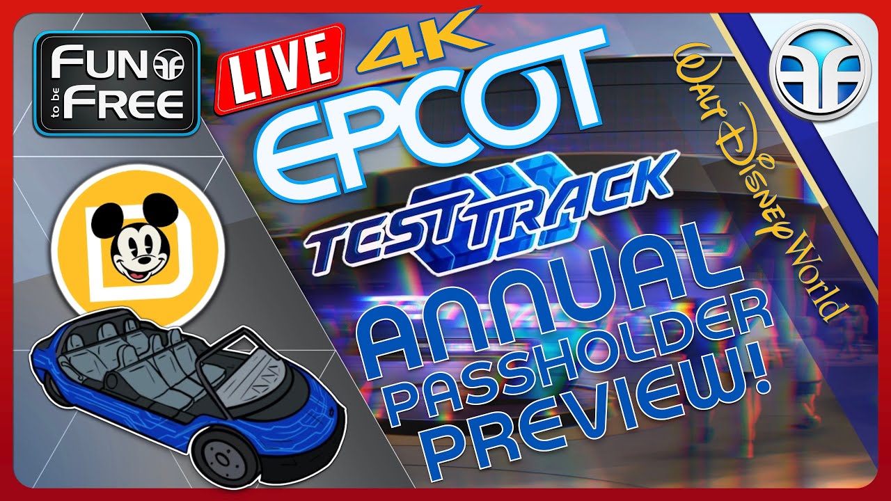 🔴 LIVE: Walt Disney World Florida - EPCOT Test Track RIDE | Virtual ...