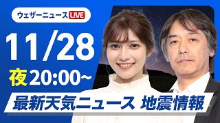ウェザーニュースの配信のサムネイル画像