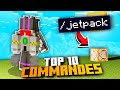 Top 10 commandes funs sur minecraft ps4 bedrock 