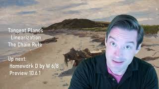261.10.4 Just Linearization Things: Tangent Planes and Chain Rule, Agenda