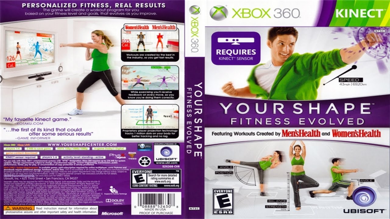 Your Shape Fitness Evolved (2010) - Full Gameplay / XBOX 360, Kinect, HD, 1080p