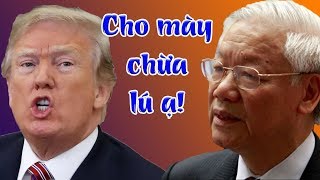 Mỹ tuyên bố sẽ xuất quân, san bằng nhà quốc hội, trừng phạt CSVN- Tổng Trọng đờ đẫn ko thốt nên lời