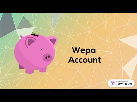 How to set up a Wepa Account