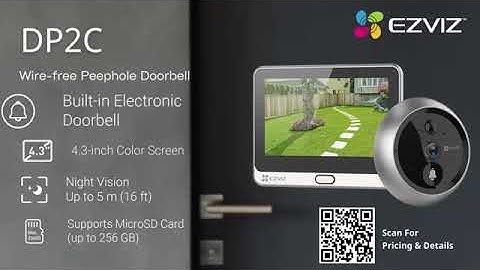DP2C - Wire-free Peephole Doorbell
