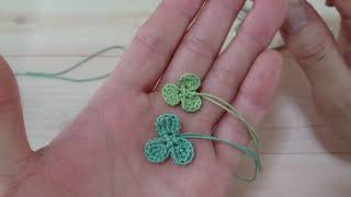 【編み物動画】サイズ別三つ葉のクローバー