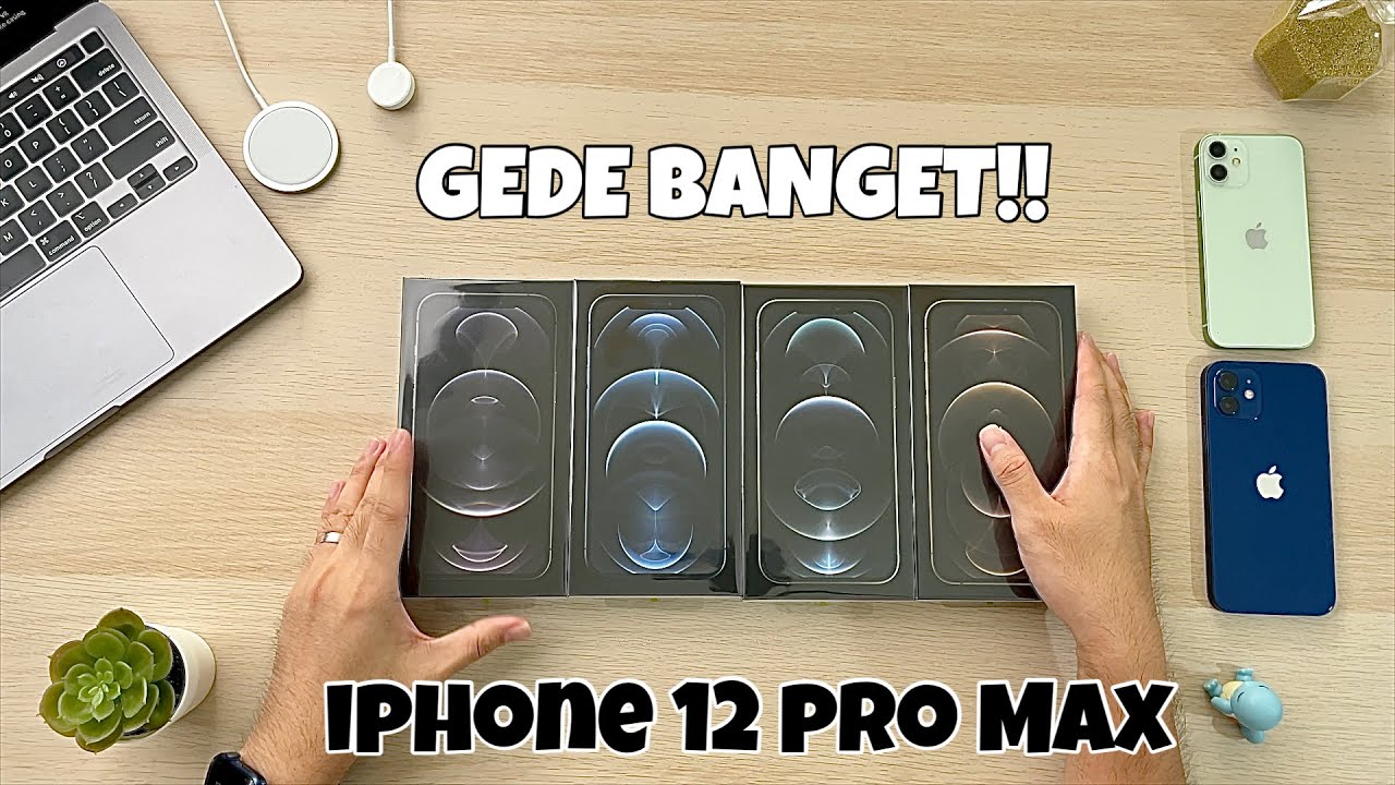    IPHONE 12 PRO MAX UNBOXING INDONESIA  SEMUA WARNA    Suka yang BESAR BESAR  