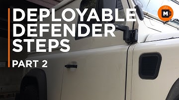 Land Rover Defender TD5 Deployable Side Steps Part 2 (The Air compressor)