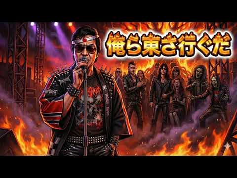 【㊗️13万再生】俺ら東京さ行ぐだ (Heavy Metal ver.) / 吉幾三 - Go To The East style | Dreamy J-POP