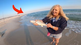 SURF FISHING in Alabama Early Spring