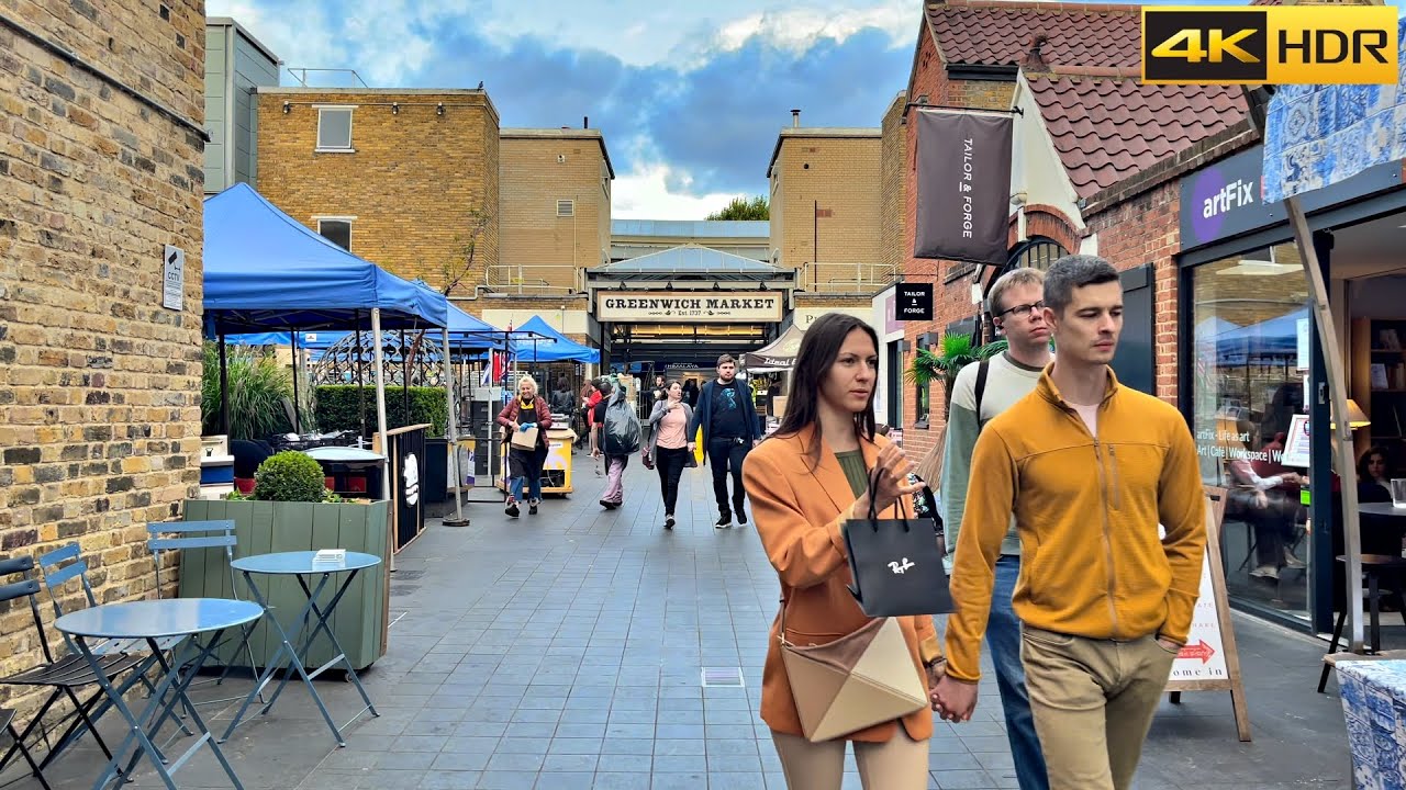 The London You Never See! | Greenwich, South London Walking Tour - Sep 2022 [4K HDR]