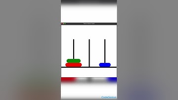 Tower of Hanoi Animation #python
