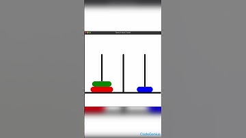 Tower of Hanoi Animation #python