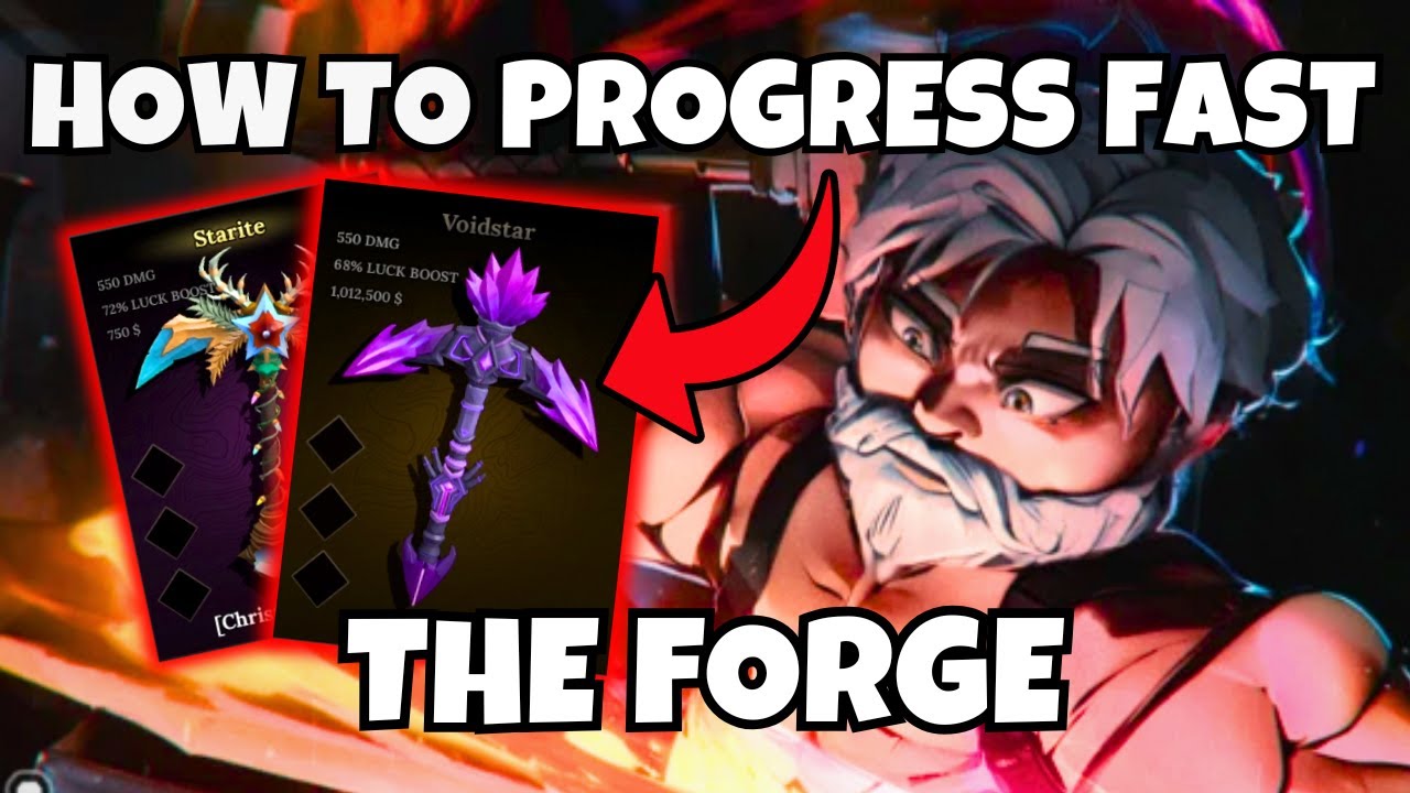 The Forge: FASTEST WAY TO PROGRESS (Roblox) Tips & Tricks