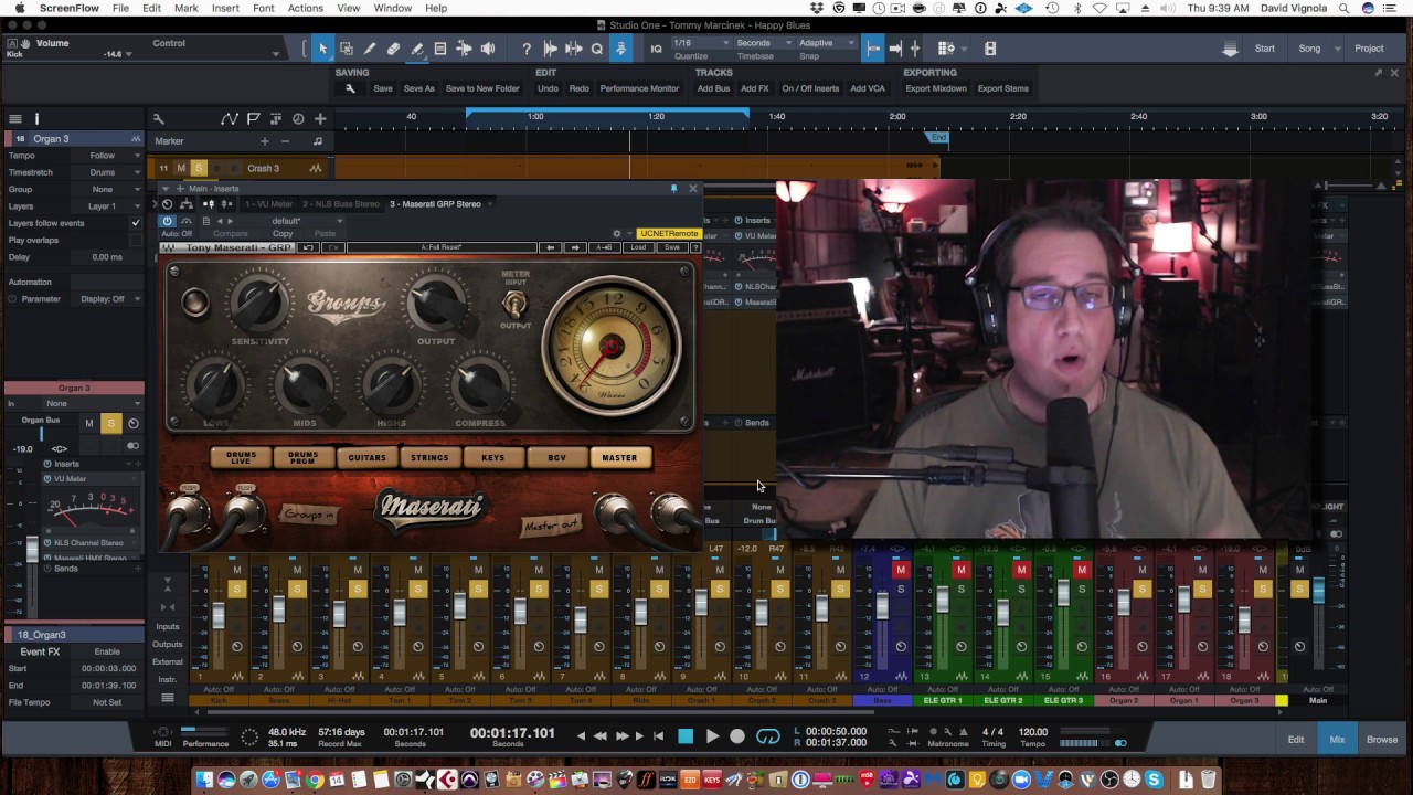 Волны - Плагины Тони Мазерати - Группы - HomeRecordingMadeEasy.com