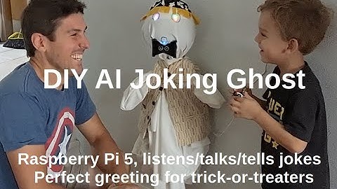AI Halloween Ghost - Full Build, Schematics, Code - Perfect greeting for trick-or-treaters