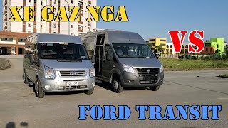 So Sánh Chi Tiết Nhất Xe Gaz 17 Nhập Nga và Ford Transit Lắp Ráp Trong Nước.