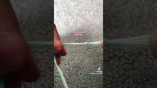 How to make a string bracelet/ Credits to @things_to_make1 on tiktok