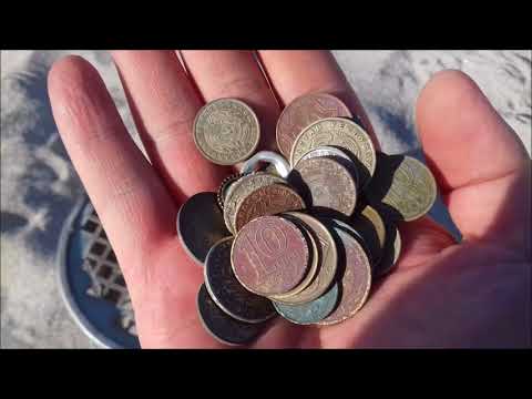 Пляжный коп 2014! первые советские монеты найденные на пляже.