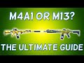 CALL OF DUTY WARZONE M13 vs M4A1! Which one is The BEST Assault Rifle in Warzone?