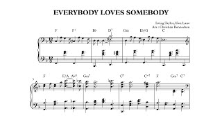 Everybody Loves Somebody - Piano