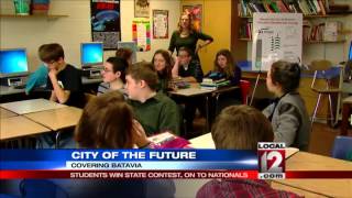 Students win state competition for city of the future
