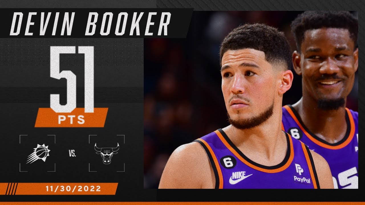 Devin Booker goes for 51 in three quarters as the Phoenix Suns ...