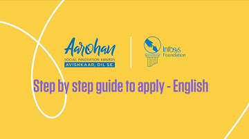 Step by Step Guide to Apply | Aarohan Social Innovation Awards 2025