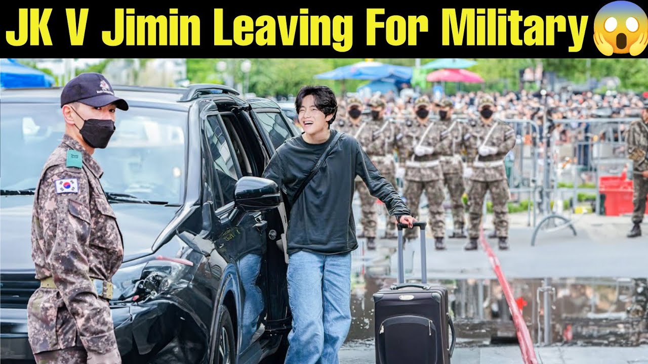 Jungkook Taehyung Jimin Leaving For Military 💜 Maknae Line Leaving For