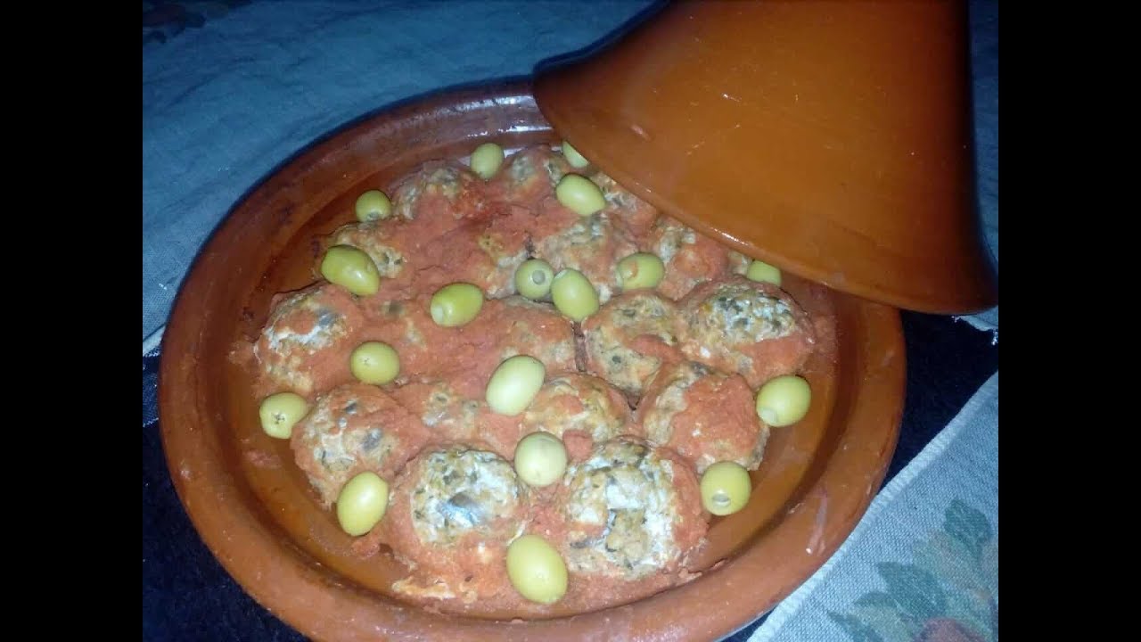 Tagine Moroccan Sardine Balls in Tomato Sauce recipe YouTube