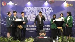 1. BABAK PENYISIHAN 3 GRUP A – UNIVERSITAS ANDALAS VS UNIVERSITAS AIRLANGGA