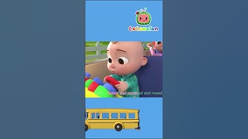 Thumbnail of What do the WHEELS on the bus do?🚌| CoComelon Nursery Rhymes & Kids Songs | #cocomelon #bus #shorts