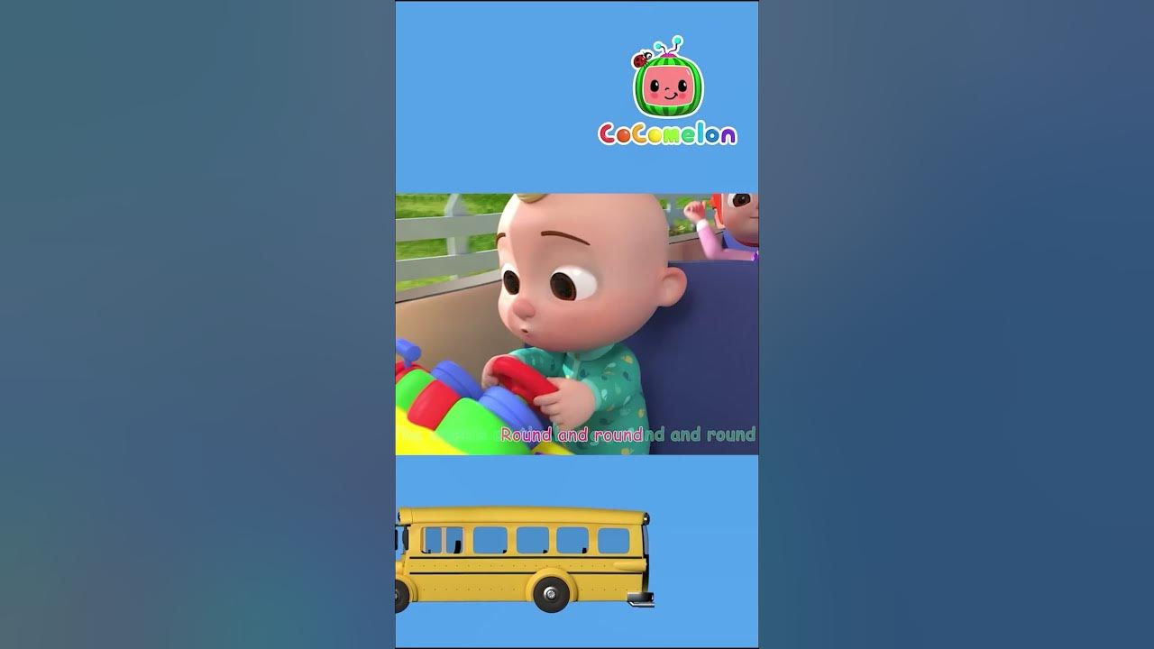 What do the WHEELS on the bus do?🚌| CoComelon Nursery Rhymes & Kids Songs | #cocomelon #bus #shorts