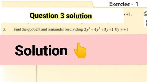 chapter 1  || Long division of polynomial solve questions 3,4,5,6 #cgboard #maths