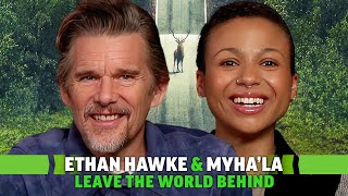 Leave the World Behind Interview: Ethan Hawke & Myha'la