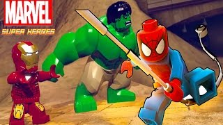 Spiderman, Hulk, Iron Man - Lego Marvel Super Heroes Part 1