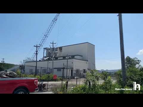 Demolition in Shannon Park NS