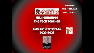 Q1 Week 3 Prodigy Computer Lab 22-23