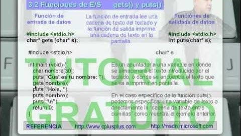 3.2 Funciones de E-S gets() y puts() - VIDEOCURSOSEAD