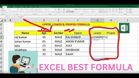 How to use upper, lower, and proper function in excel l excel formula #excel  #viral #microsoft