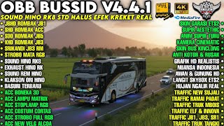 OBB BUSSID V4.4.1‼️SOUND HINO RK8 STD HALUS EFEK KREKET | ACC MBOIS LAMPU MATRIX | GRAFIK HD ETS2