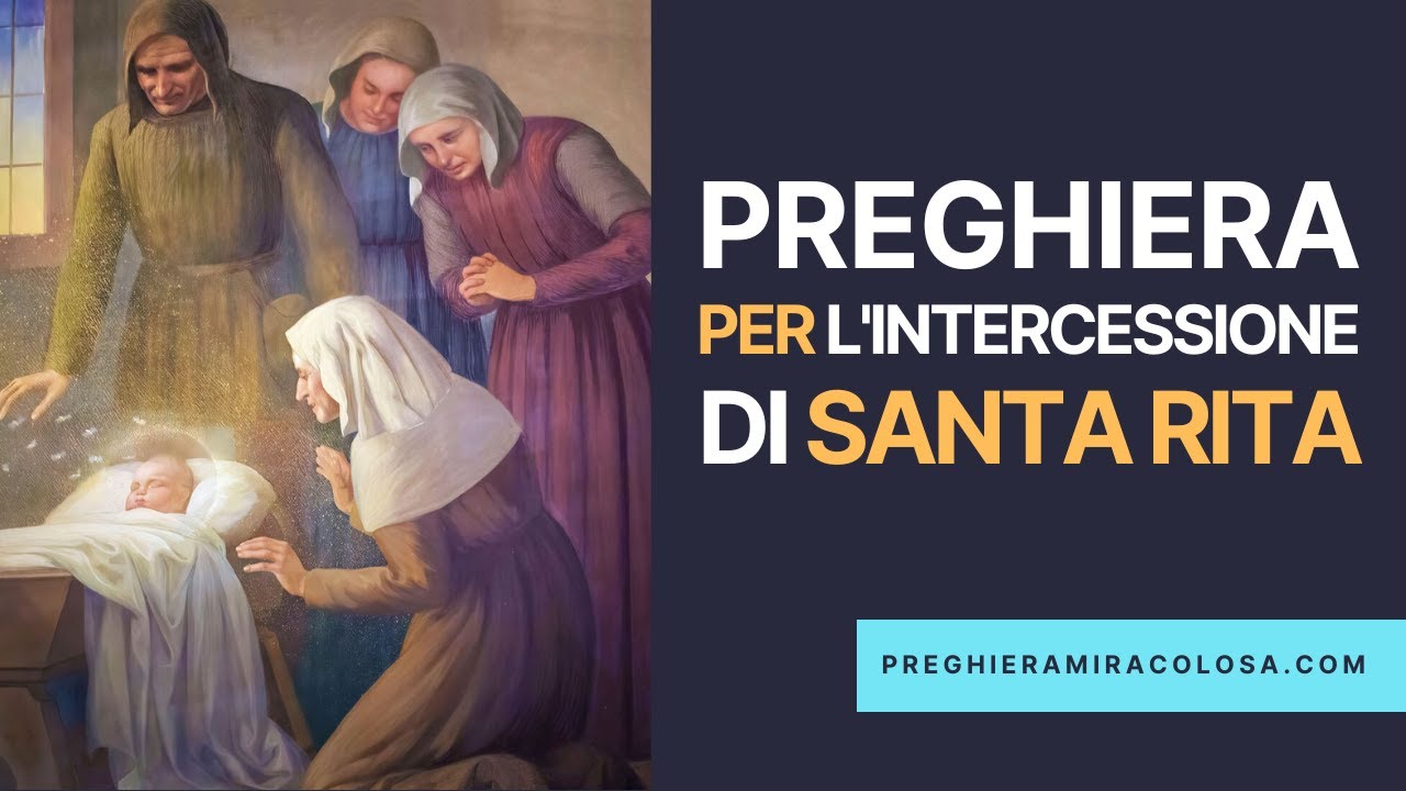 Preghiera per l’intercessione di Santa Rita Miracolosa Preghiera🙏🏽♥️