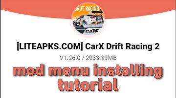 Carx Drift racing 2Mod menu installing tutorial