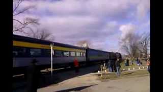 Polar Express Train Visits The Village Of Ashley, Michigan A.K.A. The North Pole