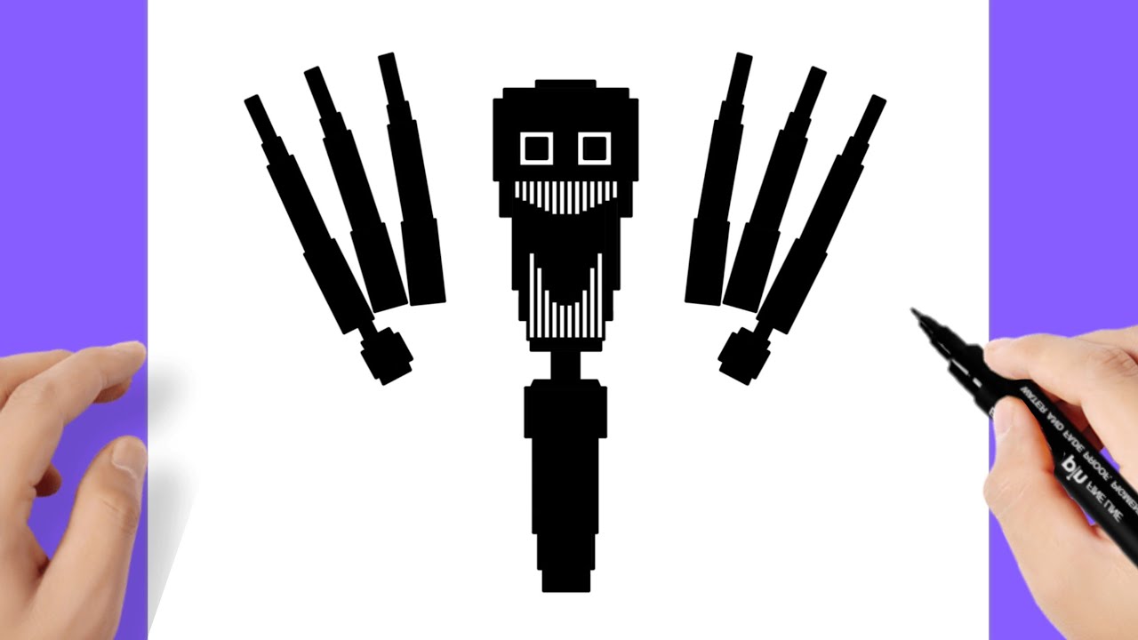 How to Draw The Apollyon from Minecraft