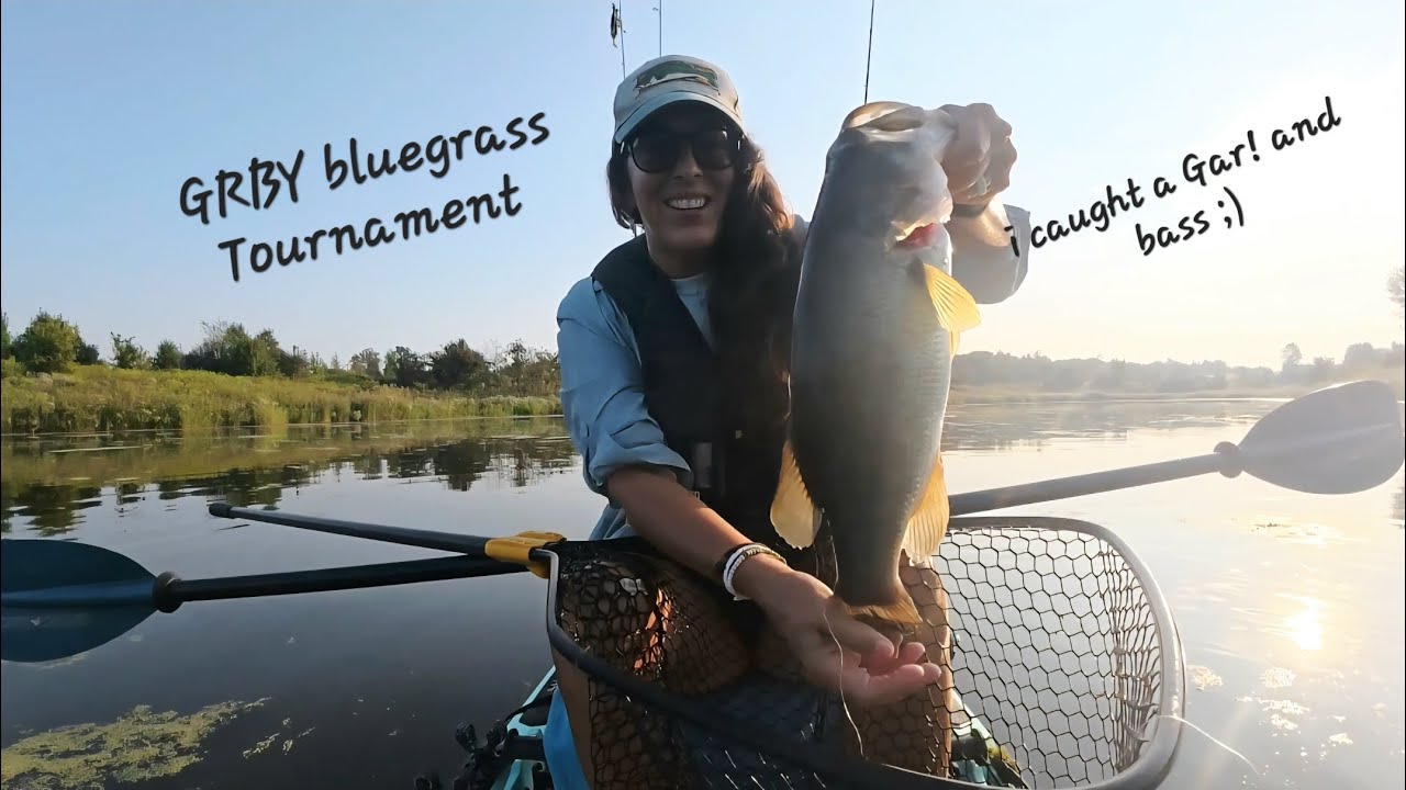 GRBY Tournament fishing.  I caught a Gar! 