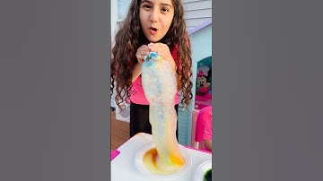 Rainbow Snake Bubbles DIY Science experiment for Kids #kidsvideos#elizabethandbriceida