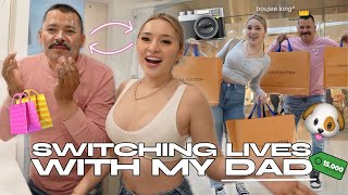 my MEXICAN DAD lives my life for a day *influencer edition*