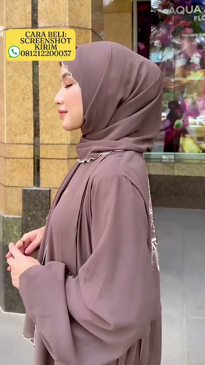Model Gamis Lebaran Terbaru 2025 | Gamis Set Hijab Pasar Tanah Abang #shortsfeed #short #shortvideo