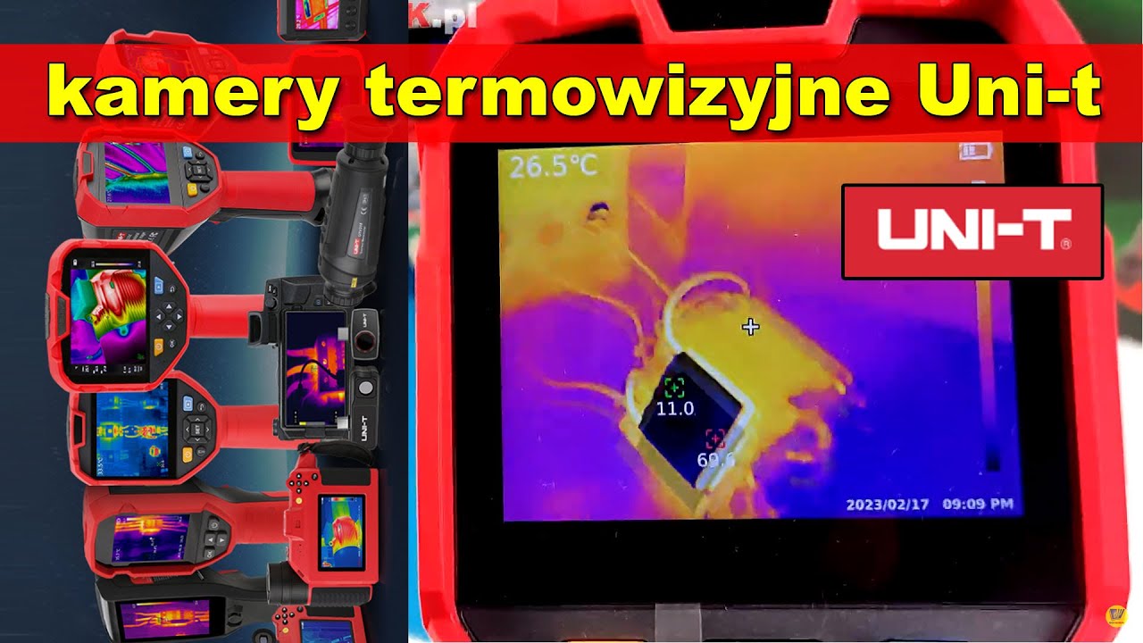 Porównanie termowizyjne kamery UTi720E UTi260B UTi712S UTi80P ...