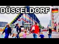 [4K] Walk in Düsseldorf Germany - Along the KÖ Bogen 2 Area Summer 2020